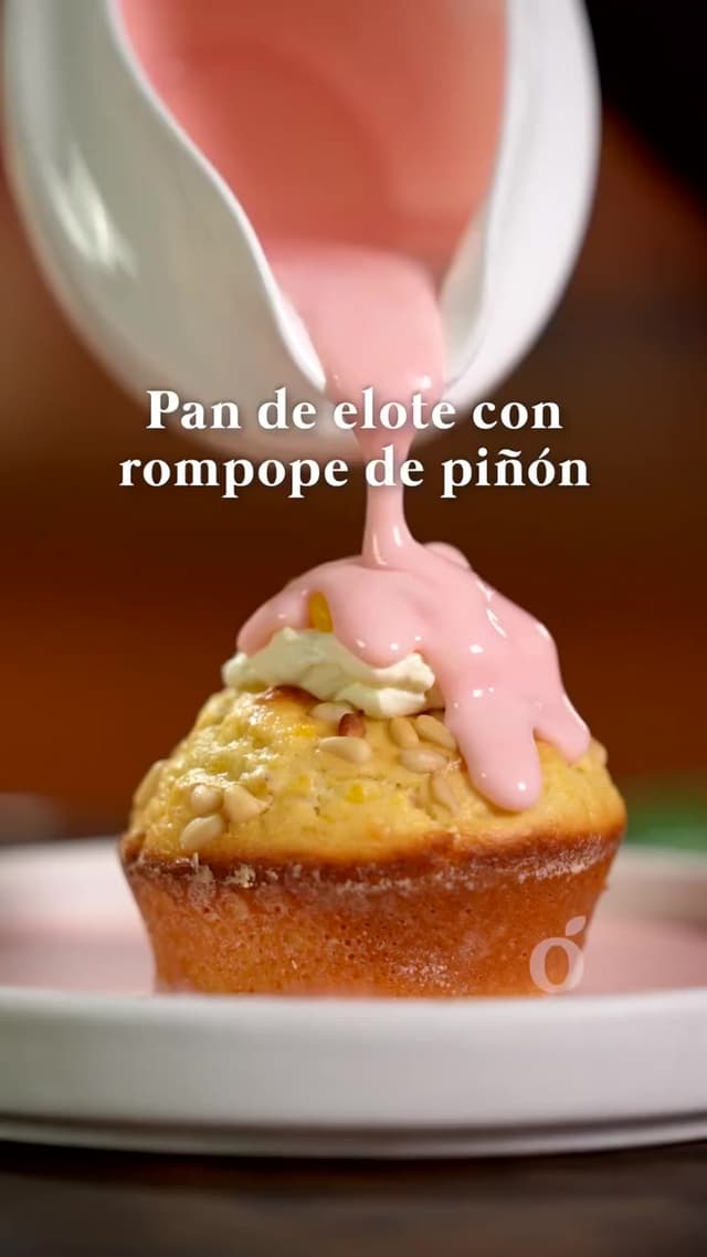 Receta de panqué de elote con rompope de piñón fácil