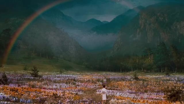 En 'Dreams', Akira Kurosawa utilizó sus propios bocetos para definir los colores de vestuario y escenografía, logrando que sus dibujos cobraran vida en pantalla. Un proceso creativo único de la película 'Dreams' (1990).