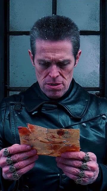 En El Gran Hotel Budapest de Wes Anderson, Willem Dafoe interpreta a J.G. Jopling, un asesino silencioso y metódico que acecha con una presencia inquietante. ig @fuckinggoodmovies.