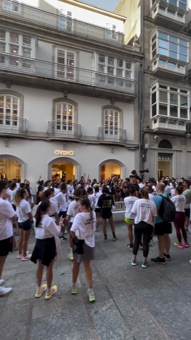 Oysho Running Club en Rúa do Príncipe: evento especial
