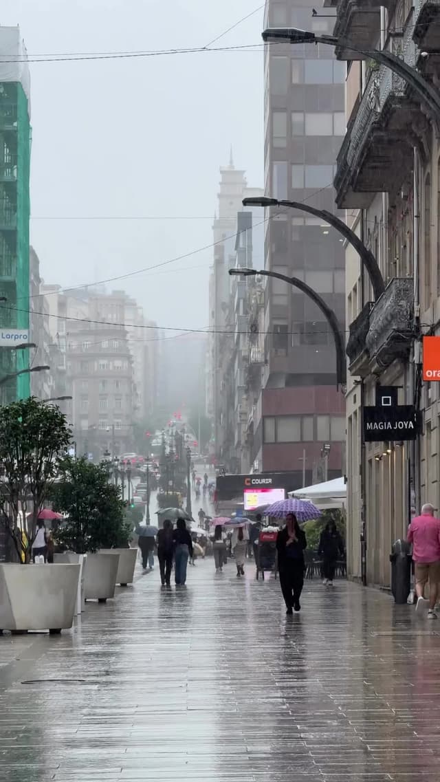 Previsión de lluvia en Vigo hoy: qué esperar