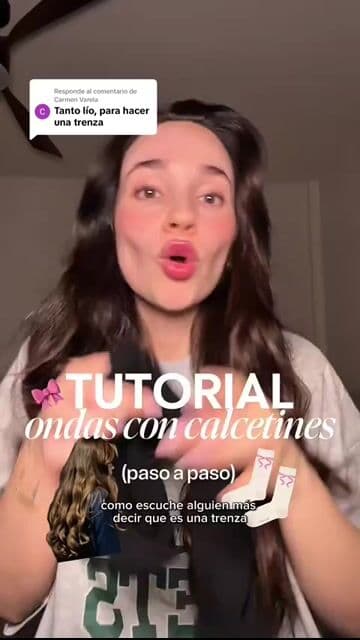 Cómo hacer ondas con calcetines paso a paso