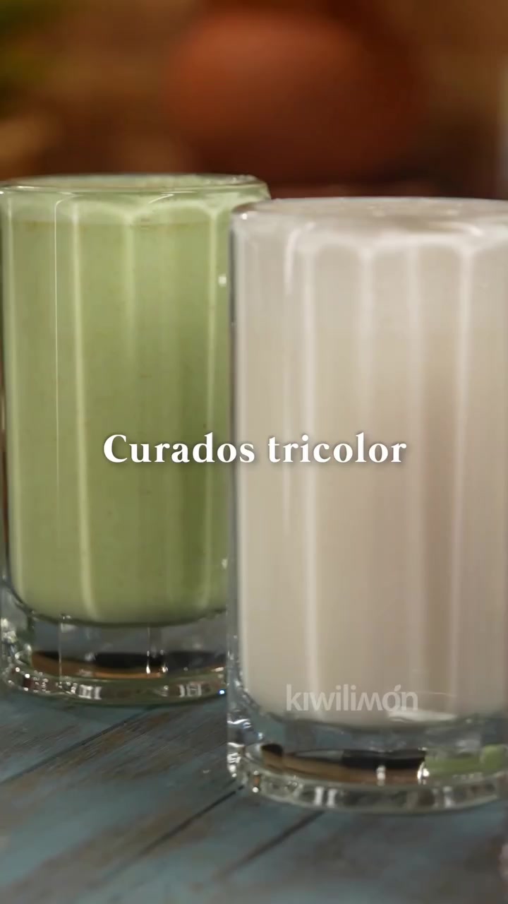 Cómo preparar curados de pulque tricolor para fiestas patrias
